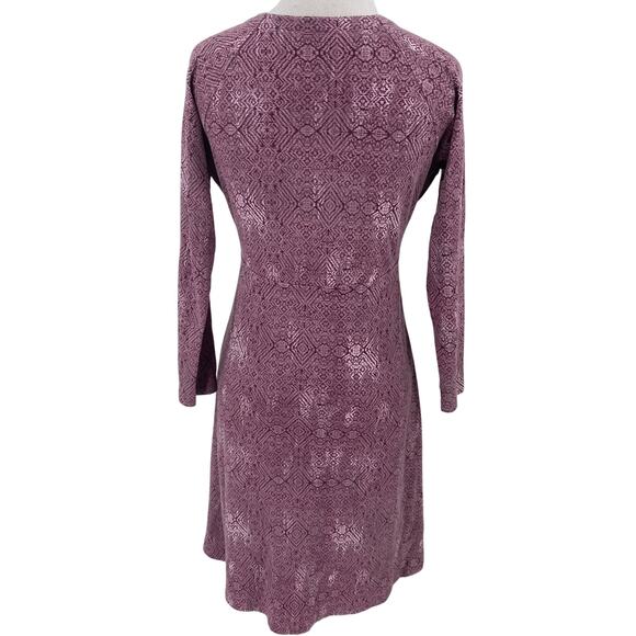 Patagonia Metairie Light Violet Wrap Dress Size Small - Picture 4 of 7
